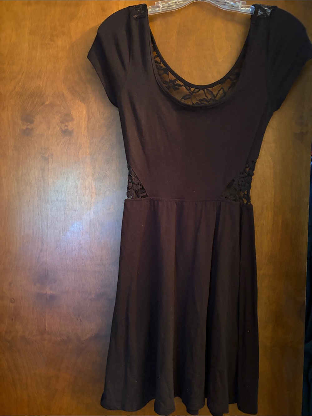 NWT black lace dress